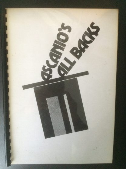 Ascanio's All Backs
