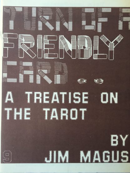 Turn of a friendly card – a treatise on the tarot – Jim Magus