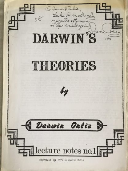 Darwin's Theories by Darwin Ortiz - Darwin Ortiz