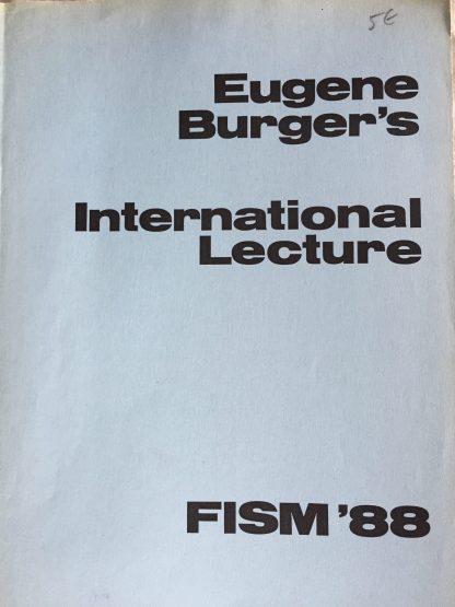 International Lecture - FISM' 88 - Eugene Burger