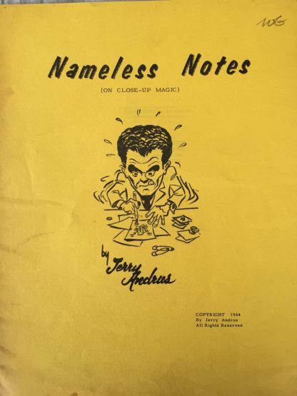 Nameless notes - Jerry Andrus