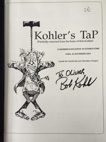 Kohler's TaP (Painfully extracted from the brain of Bob Kohler) - Bob Kohler