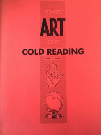The art of cold reading - Robert nelson