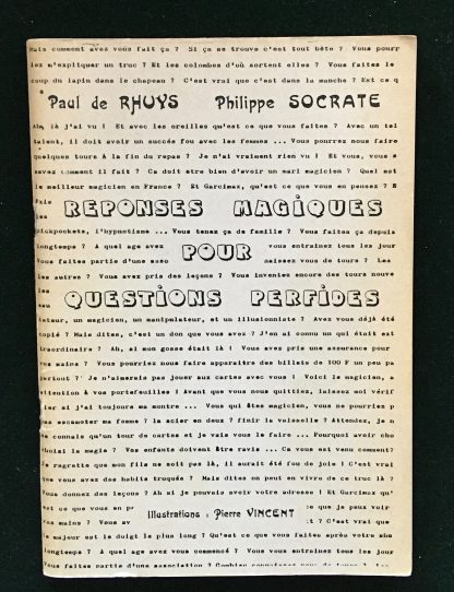 Réponses magiques pour questions perfides