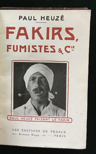 Fakirs, fumistes & Cie