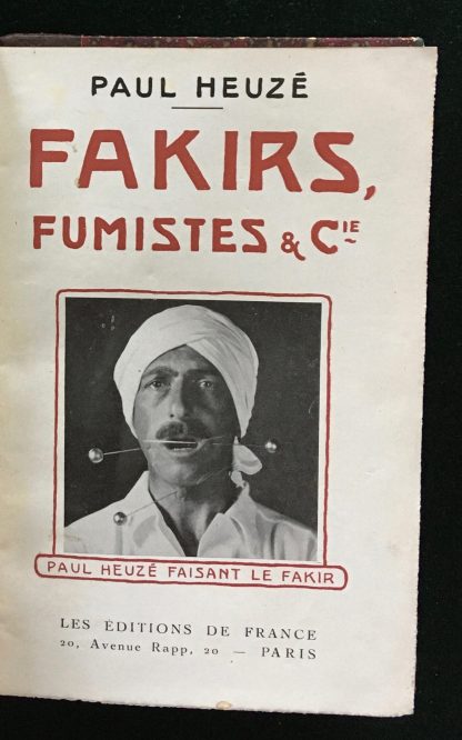 Fakirs, fumistes & Cie