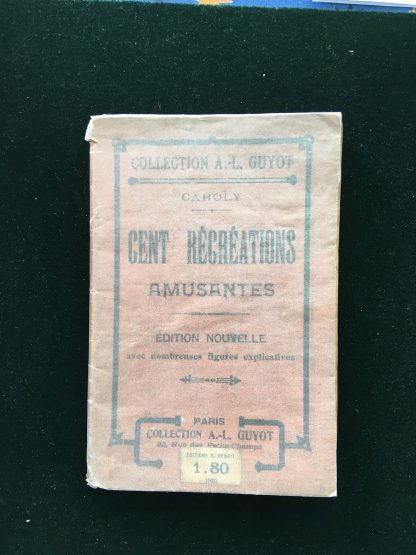 Cent récréations amusantes