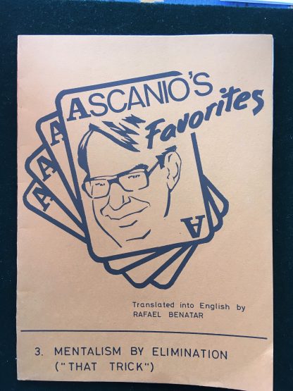 Ascanio's favorites vol. 3 - Mentalism by elimination