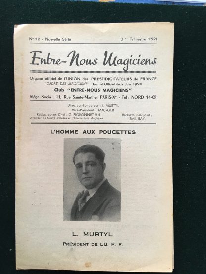 Entre nous magiciens n°12 - 1951