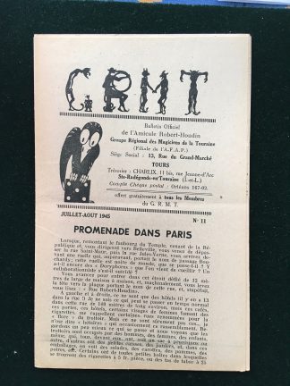 G.R.M.T. n°11 - juillet / aout 1945 - Promenade dans Paris