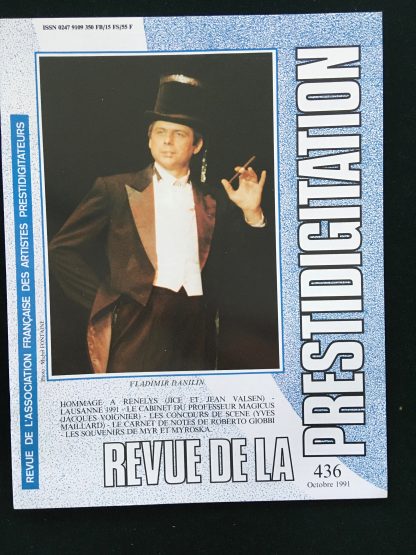 Revue de la prestidigitation - n°436 - octobre 1991