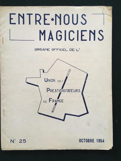 Entre nous magiciens n°25 - 1954 octobre