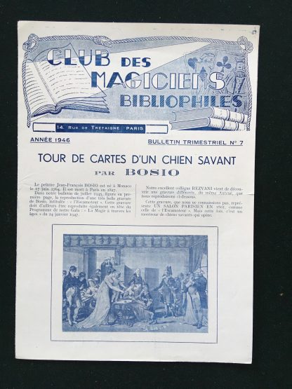 Club des magiciens bibliophiles n°07 - 1946