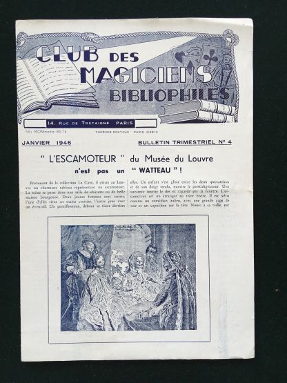 Club des magiciens bibliophiles n°04 - 1946