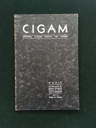 CIGAM - Conjuring Illusions Gimmicks Art Mystery