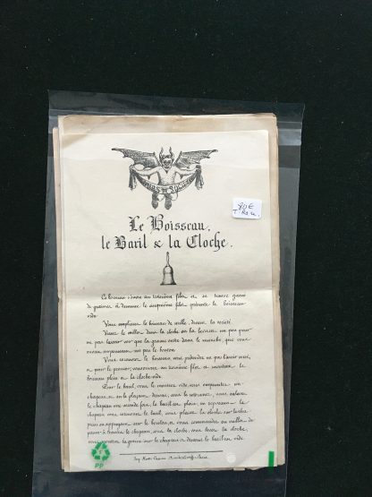 Le Boisseau, le Baril et la Cloche