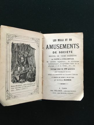 Les mille et un amusements de société