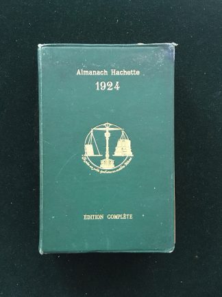 Almanach Hachette 1924