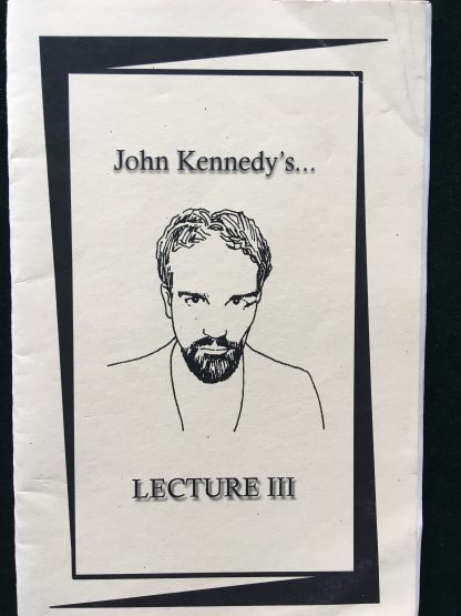 Lecture III
