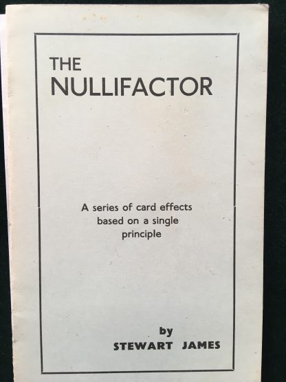 The Nullifactor