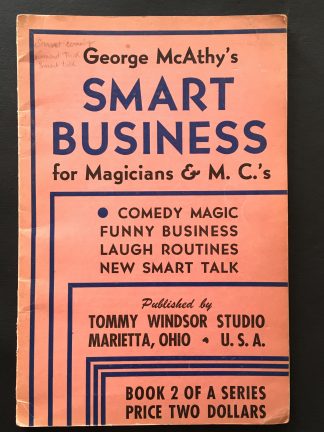 George McAthy's Smart Business for Magicians & M.C.'s