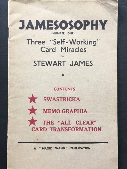 Jamesosophy - Three "Self-working" Card Miracles