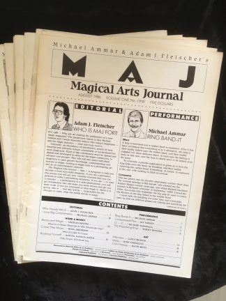 Magical Arts Journal 2 issues dec/Jan/aug 86