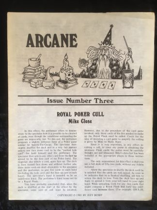 Arcane - Issue number 3 - Mike Close