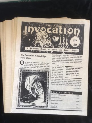 The New Invocation 19 issues from 62#80 issue #64 creased