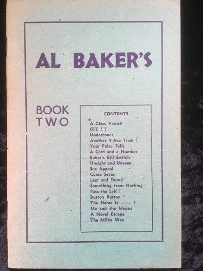 Al Bakers - book two